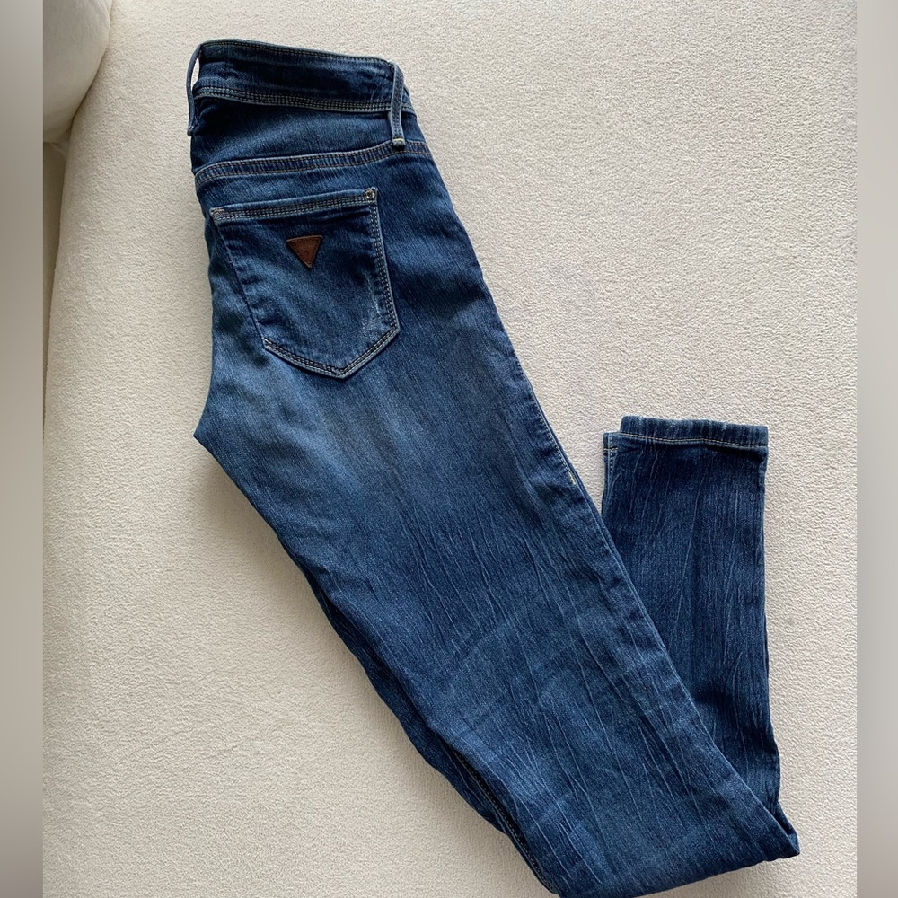 Guess Women's Skinny Jeans - Dark Blue